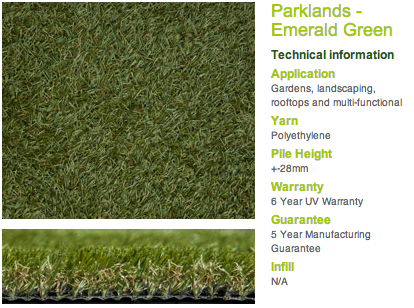 Parklands Emerald green